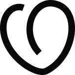 Hjerte ikon for Tribe's donationsinitiativ